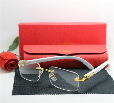 cartier replica clear glasses|cartier glasses look alike.